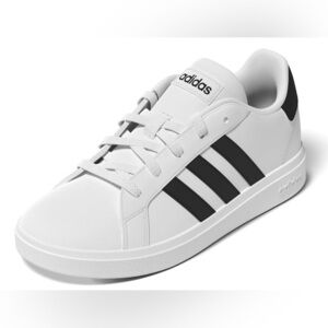 Adidas Kids Grand Court Tennis Lace Up Shoes Size 5